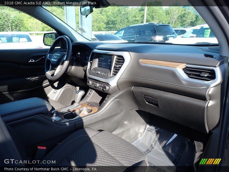 Iridium Metallic / Jet Black 2018 GMC Acadia SLE AWD