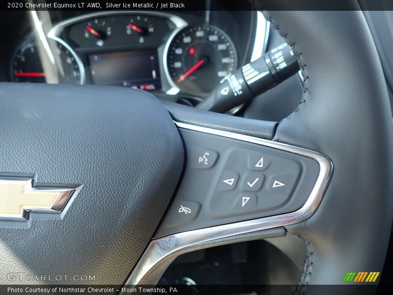 Silver Ice Metallic / Jet Black 2020 Chevrolet Equinox LT AWD