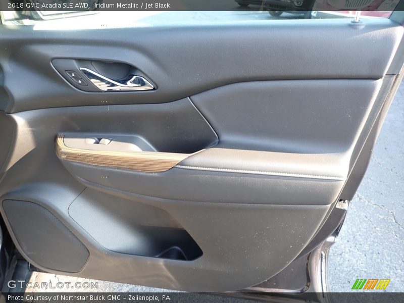 Iridium Metallic / Jet Black 2018 GMC Acadia SLE AWD