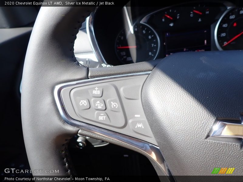 Silver Ice Metallic / Jet Black 2020 Chevrolet Equinox LT AWD