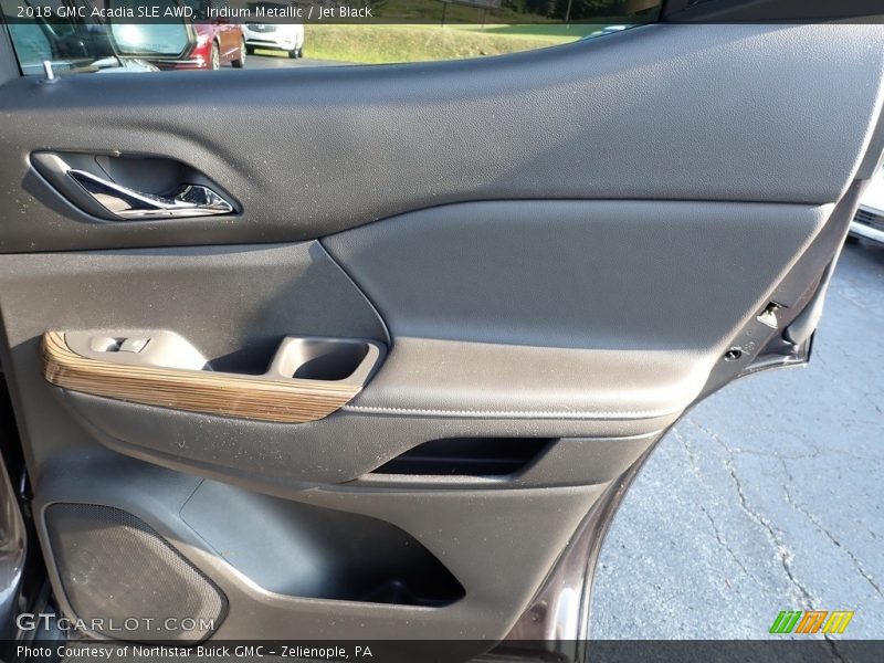 Iridium Metallic / Jet Black 2018 GMC Acadia SLE AWD
