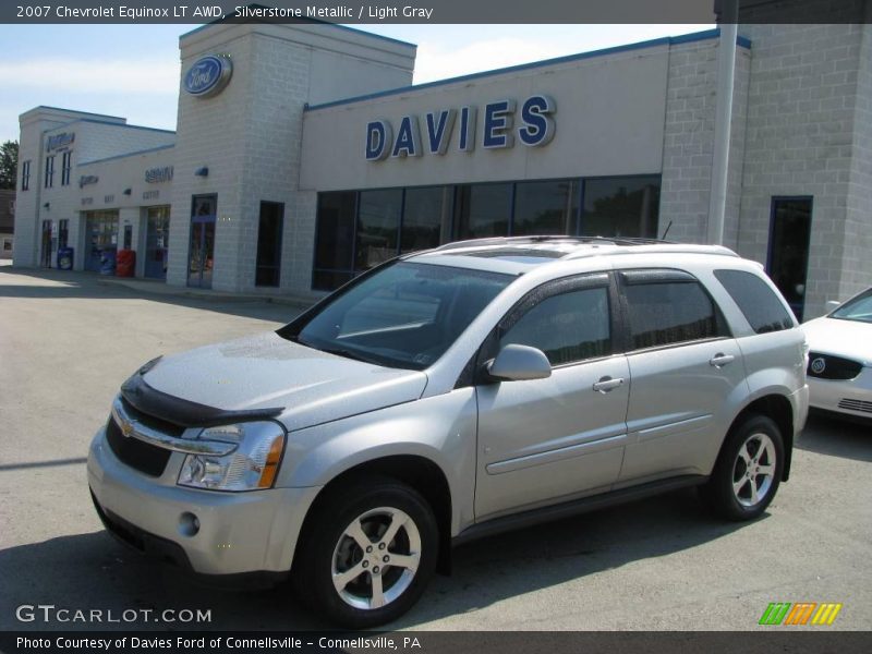 Silverstone Metallic / Light Gray 2007 Chevrolet Equinox LT AWD