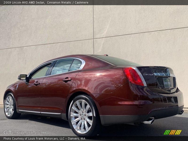 Cinnamon Metallic / Cashmere 2009 Lincoln MKS AWD Sedan