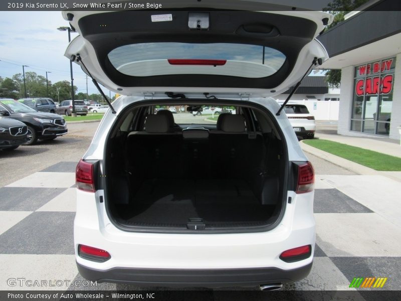 Snow White Pearl / Stone Beige 2019 Kia Sorento LX