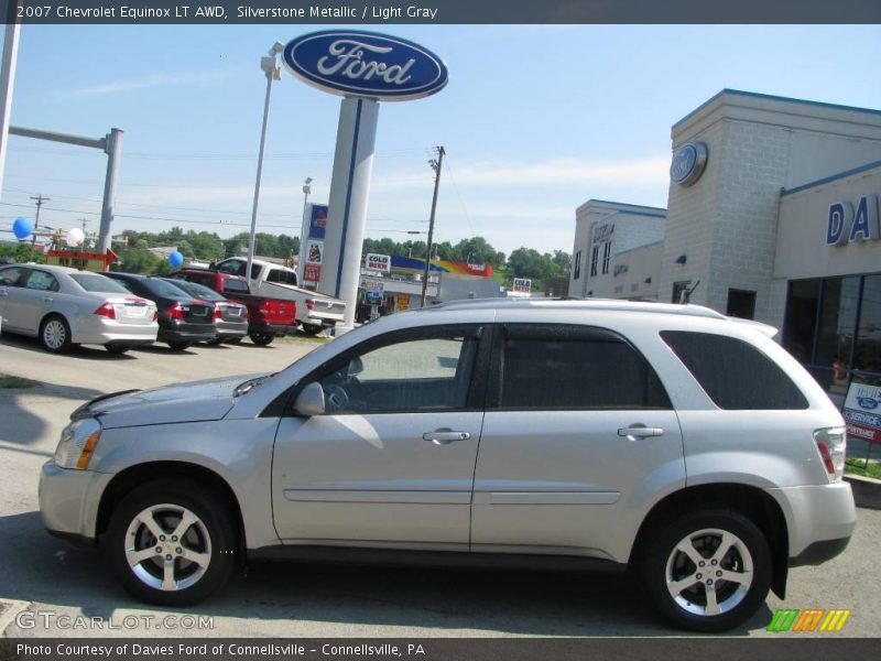 Silverstone Metallic / Light Gray 2007 Chevrolet Equinox LT AWD