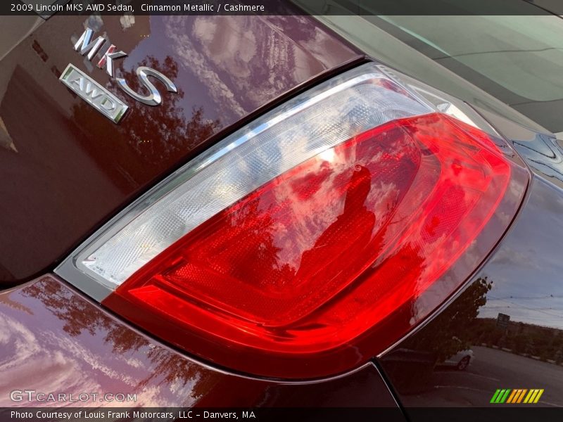Cinnamon Metallic / Cashmere 2009 Lincoln MKS AWD Sedan
