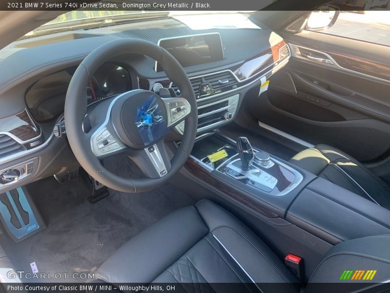  2021 7 Series 740i xDrive Sedan Black Interior
