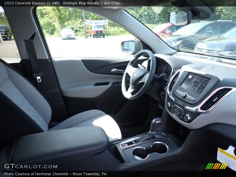 Midnight Blue Metallic / Ash Gray 2020 Chevrolet Equinox LS AWD
