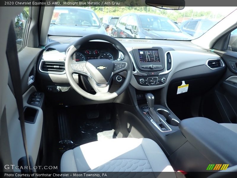 Midnight Blue Metallic / Ash Gray 2020 Chevrolet Equinox LS AWD