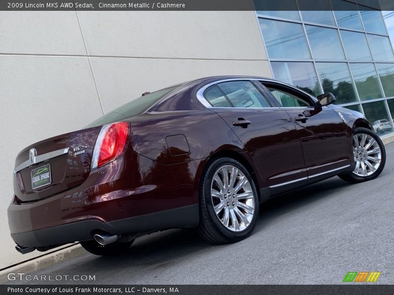 Cinnamon Metallic / Cashmere 2009 Lincoln MKS AWD Sedan