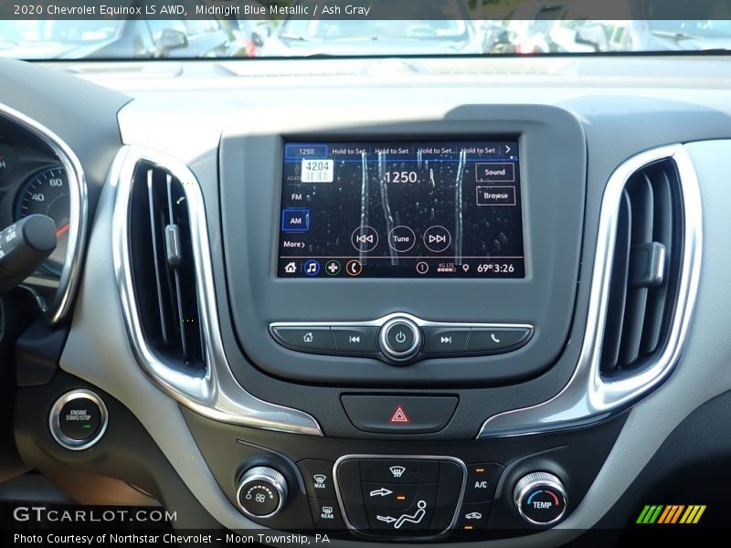 Midnight Blue Metallic / Ash Gray 2020 Chevrolet Equinox LS AWD