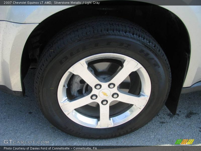 Silverstone Metallic / Light Gray 2007 Chevrolet Equinox LT AWD