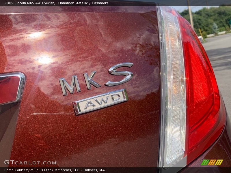 Cinnamon Metallic / Cashmere 2009 Lincoln MKS AWD Sedan