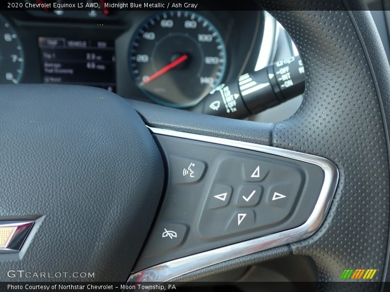 Midnight Blue Metallic / Ash Gray 2020 Chevrolet Equinox LS AWD