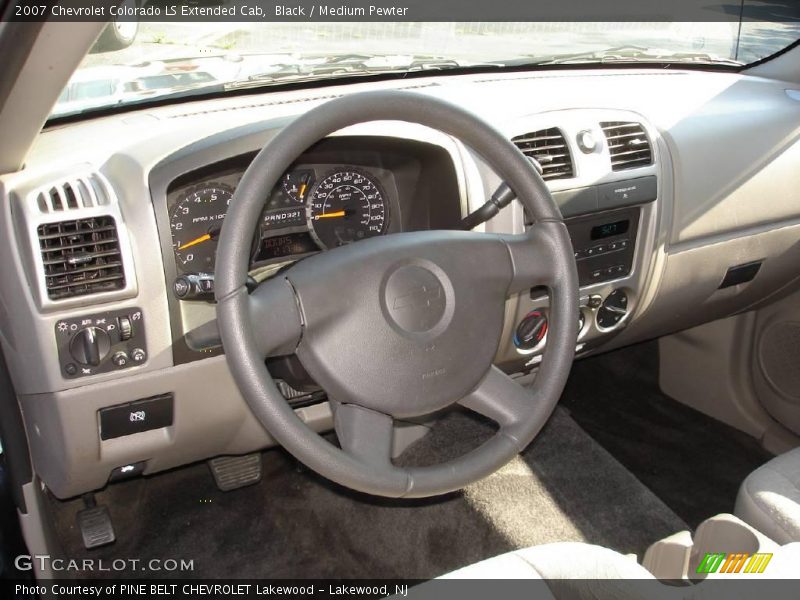 Black / Medium Pewter 2007 Chevrolet Colorado LS Extended Cab