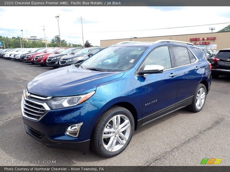 Pacific Blue Metallic / Jet Black 2020 Chevrolet Equinox Premier AWD