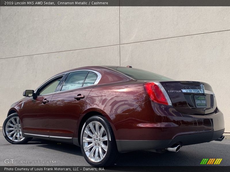 Cinnamon Metallic / Cashmere 2009 Lincoln MKS AWD Sedan