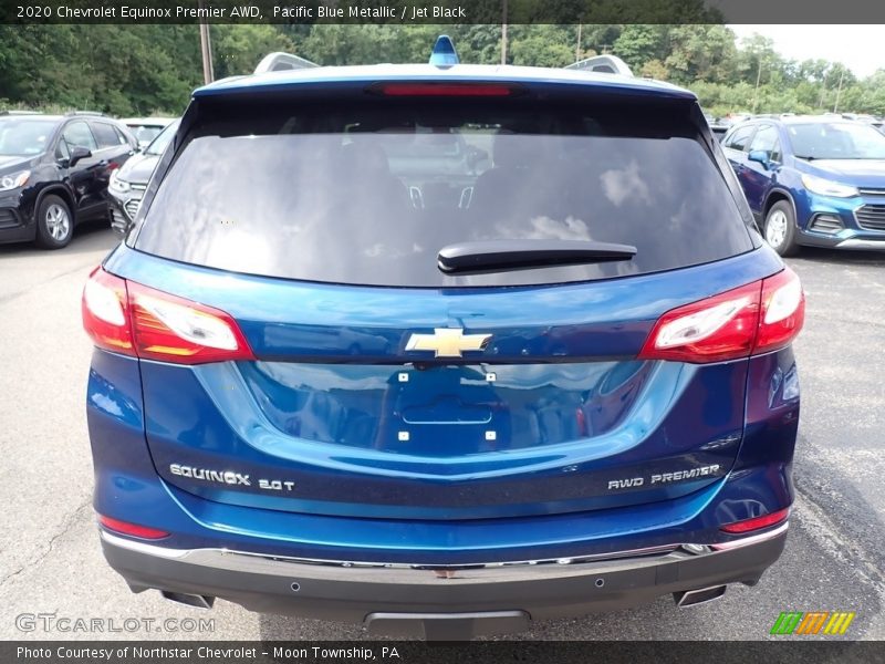 Pacific Blue Metallic / Jet Black 2020 Chevrolet Equinox Premier AWD