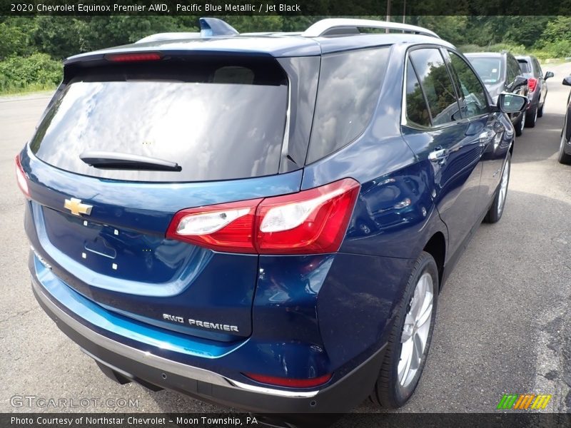 Pacific Blue Metallic / Jet Black 2020 Chevrolet Equinox Premier AWD