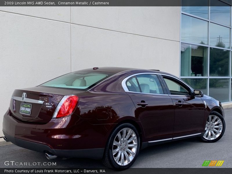Cinnamon Metallic / Cashmere 2009 Lincoln MKS AWD Sedan