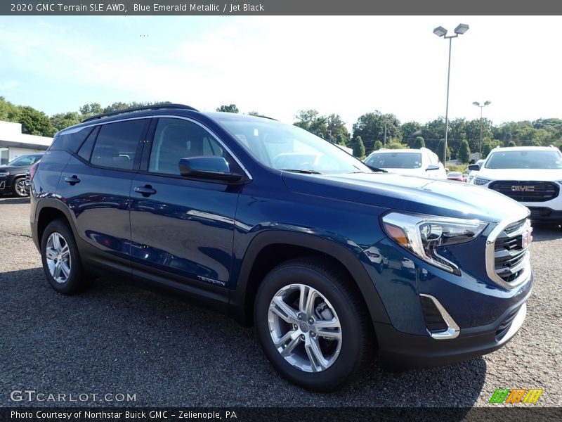 Blue Emerald Metallic / Jet Black 2020 GMC Terrain SLE AWD