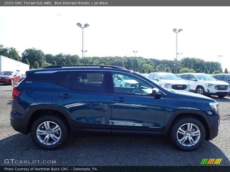 Blue Emerald Metallic / Jet Black 2020 GMC Terrain SLE AWD