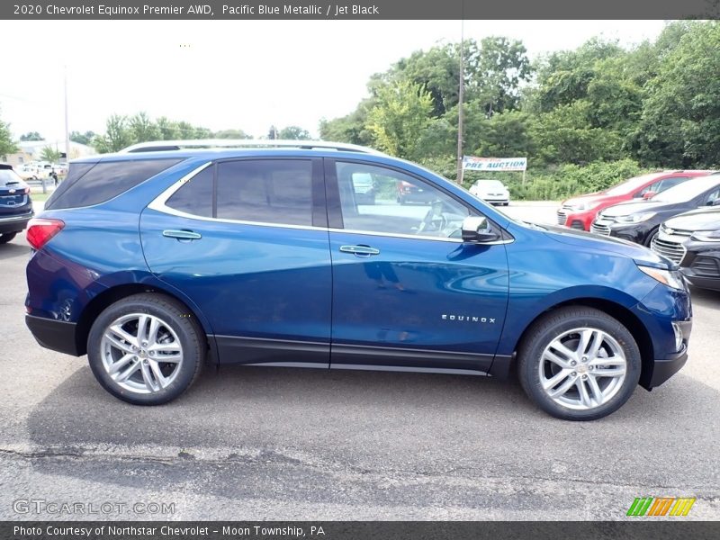 Pacific Blue Metallic / Jet Black 2020 Chevrolet Equinox Premier AWD