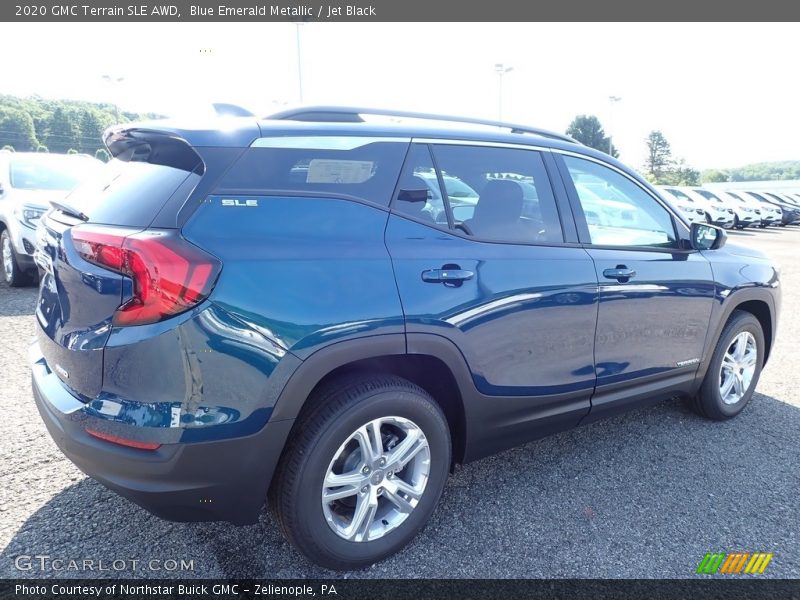 Blue Emerald Metallic / Jet Black 2020 GMC Terrain SLE AWD