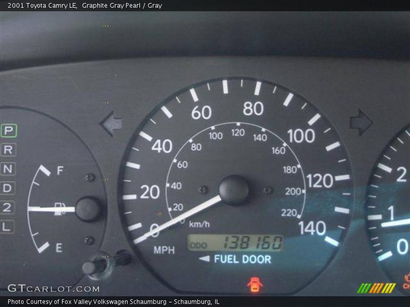 Graphite Gray Pearl / Gray 2001 Toyota Camry LE