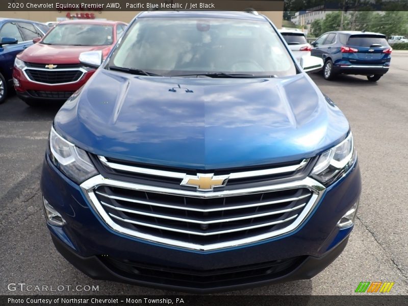 Pacific Blue Metallic / Jet Black 2020 Chevrolet Equinox Premier AWD