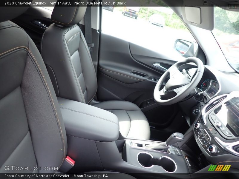 Pacific Blue Metallic / Jet Black 2020 Chevrolet Equinox Premier AWD