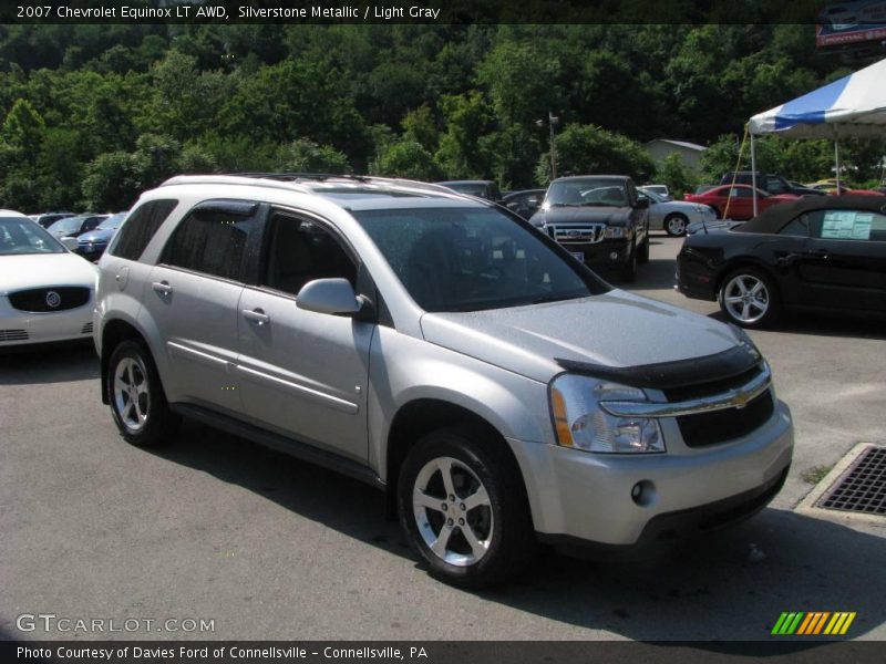 Silverstone Metallic / Light Gray 2007 Chevrolet Equinox LT AWD