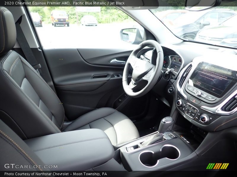 Pacific Blue Metallic / Jet Black 2020 Chevrolet Equinox Premier AWD