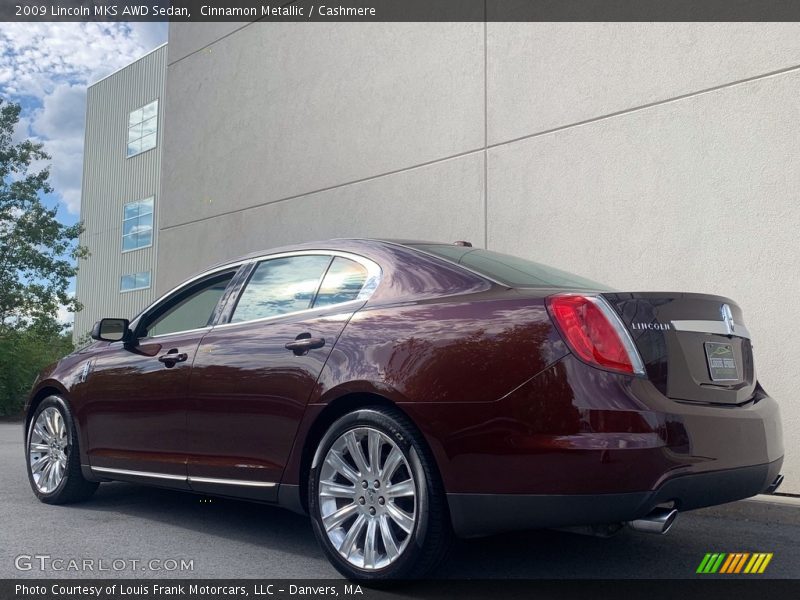 Cinnamon Metallic / Cashmere 2009 Lincoln MKS AWD Sedan