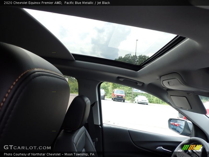 Pacific Blue Metallic / Jet Black 2020 Chevrolet Equinox Premier AWD