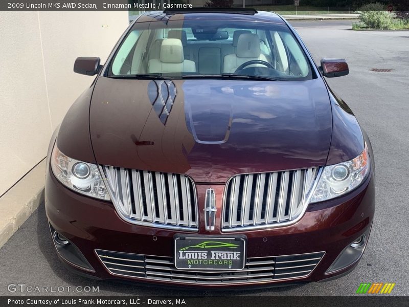 Cinnamon Metallic / Cashmere 2009 Lincoln MKS AWD Sedan