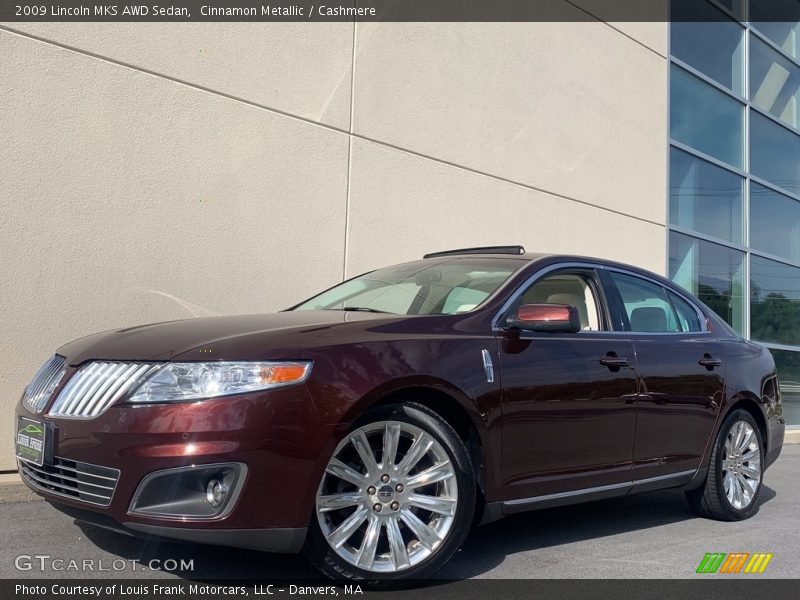 Cinnamon Metallic / Cashmere 2009 Lincoln MKS AWD Sedan