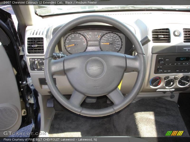 Black / Medium Pewter 2007 Chevrolet Colorado LS Extended Cab