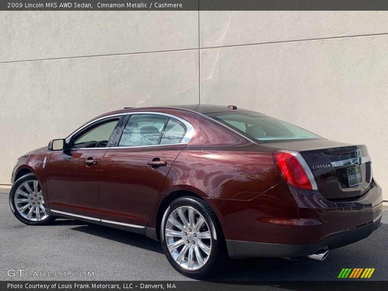Cinnamon Metallic / Cashmere 2009 Lincoln MKS AWD Sedan