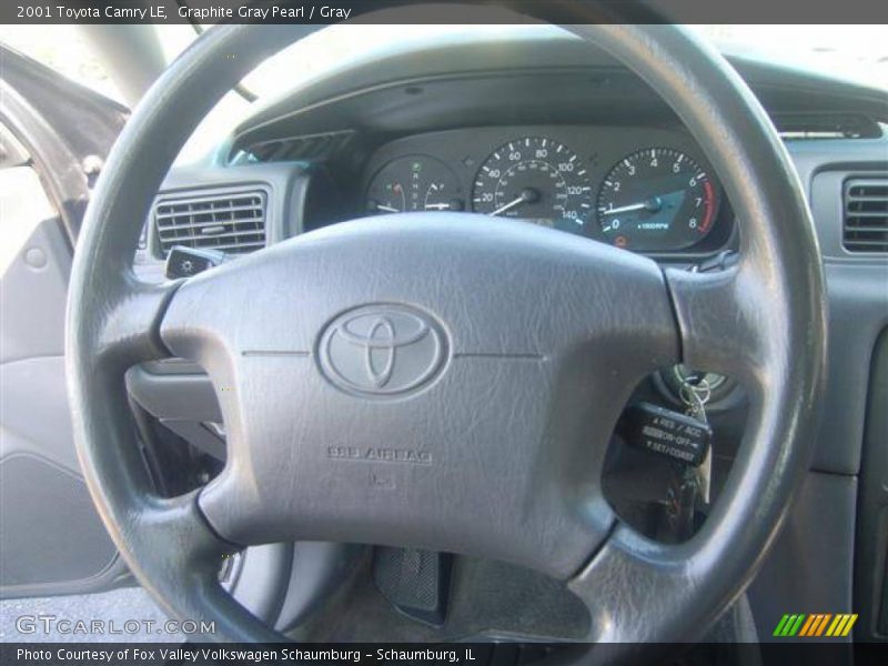 Graphite Gray Pearl / Gray 2001 Toyota Camry LE