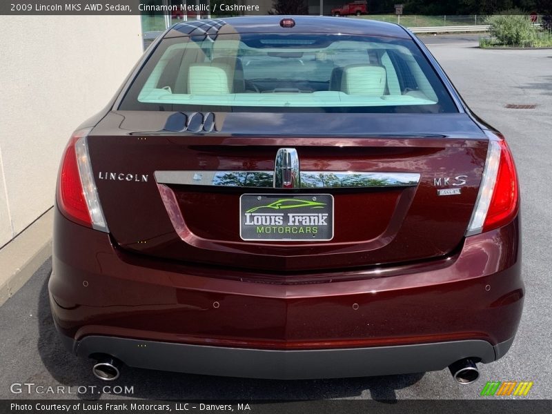 Cinnamon Metallic / Cashmere 2009 Lincoln MKS AWD Sedan