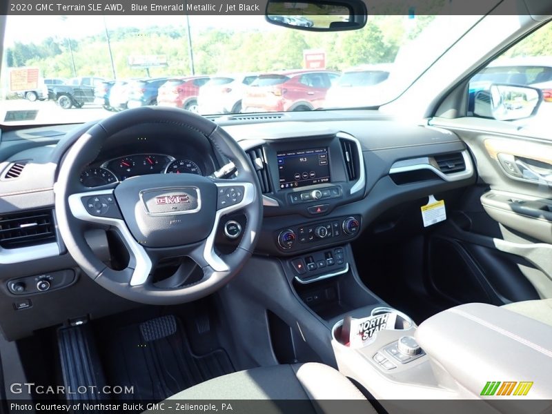 Blue Emerald Metallic / Jet Black 2020 GMC Terrain SLE AWD