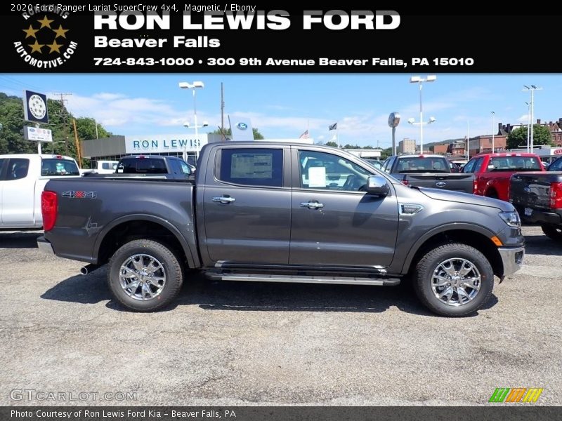 Magnetic / Ebony 2020 Ford Ranger Lariat SuperCrew 4x4
