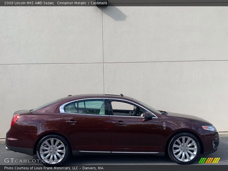 Cinnamon Metallic / Cashmere 2009 Lincoln MKS AWD Sedan