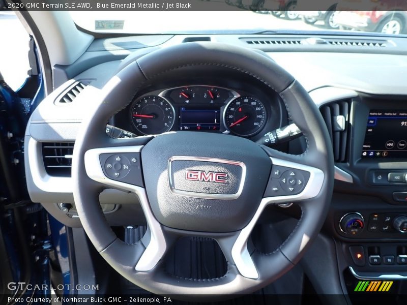 Blue Emerald Metallic / Jet Black 2020 GMC Terrain SLE AWD