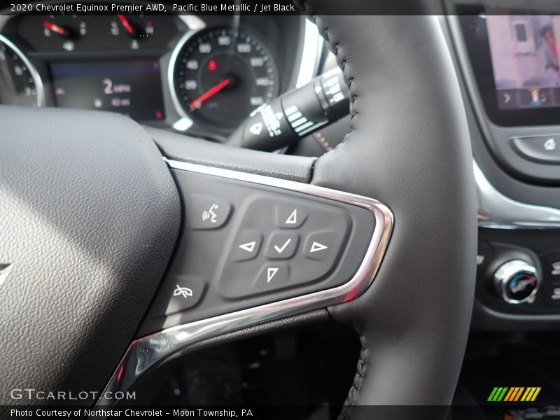 Pacific Blue Metallic / Jet Black 2020 Chevrolet Equinox Premier AWD