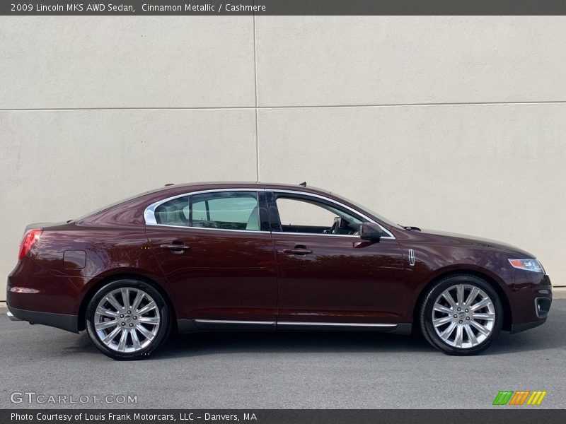 Cinnamon Metallic / Cashmere 2009 Lincoln MKS AWD Sedan