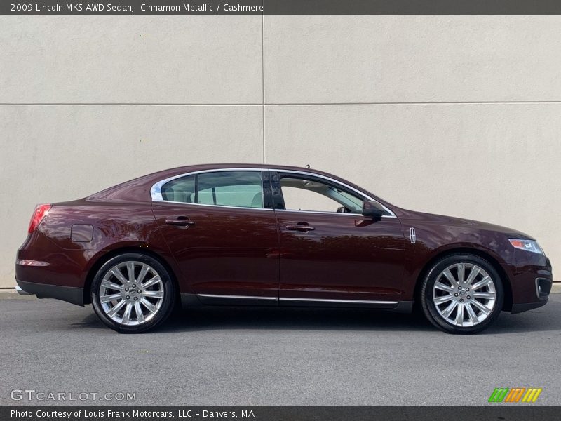 Cinnamon Metallic / Cashmere 2009 Lincoln MKS AWD Sedan