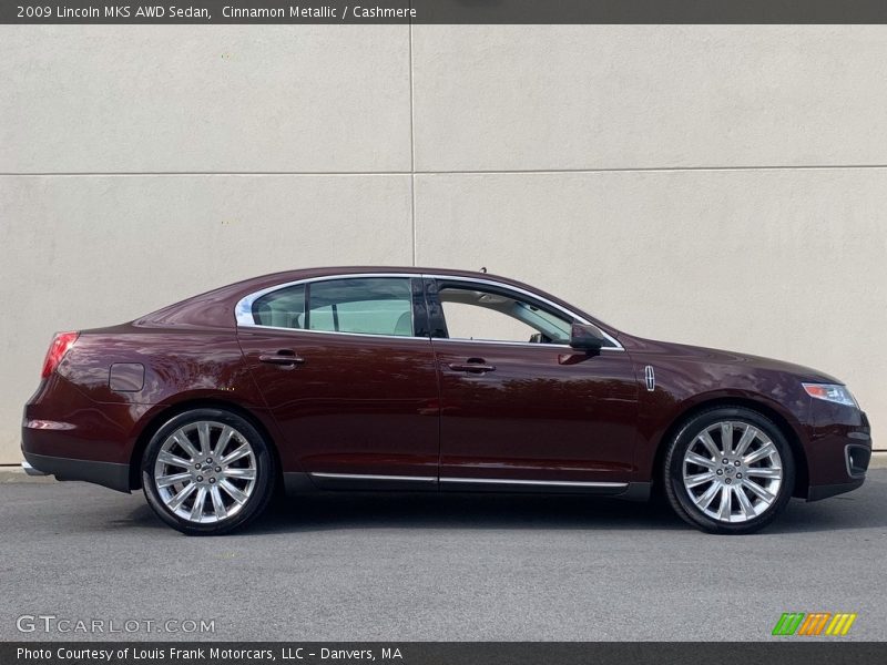 Cinnamon Metallic / Cashmere 2009 Lincoln MKS AWD Sedan