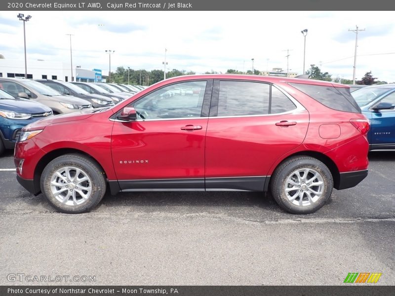 Cajun Red Tintcoat / Jet Black 2020 Chevrolet Equinox LT AWD
